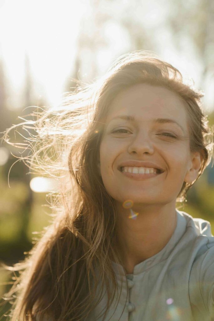 Inner smile and laughter