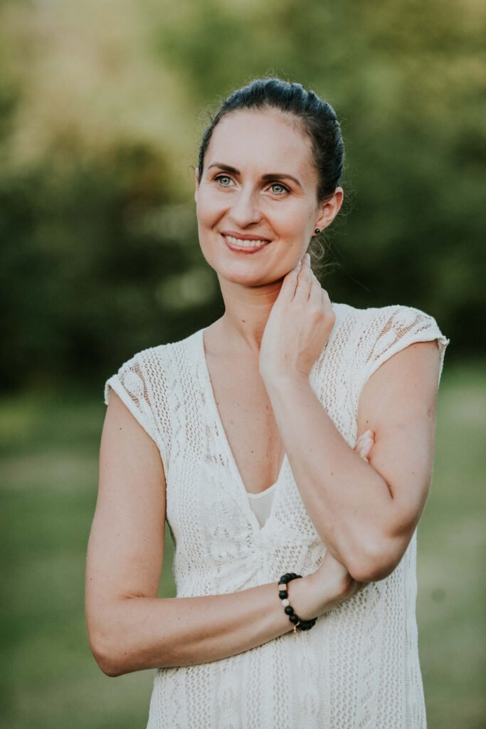 Portrait of Aurelija Aspen, founder of the Energetic Reprogramming Method™, reflecting on the journey that opened a new way of understanding herself.